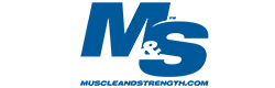 Muscle Strength Logo Blue